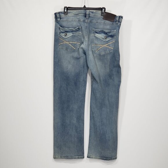 T K Axel  Slim Boot  Lightwash Bootcut Jeans   Men's Size 38X32 - Picture 1 of 4